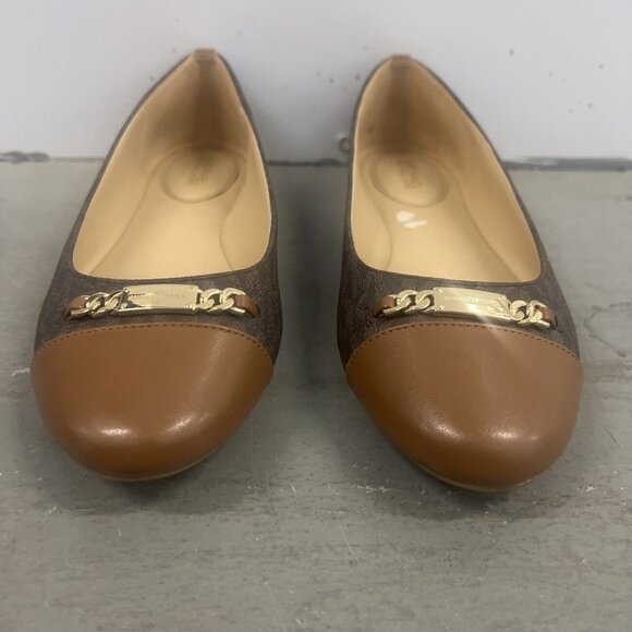 Michael Kors Brown and Tan Flats - Picture 4 of 6